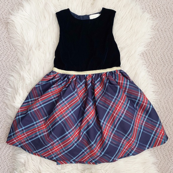 (SOLD) Mini Boden Velvet Tulle Holiday Dress - Picture 2 of 9